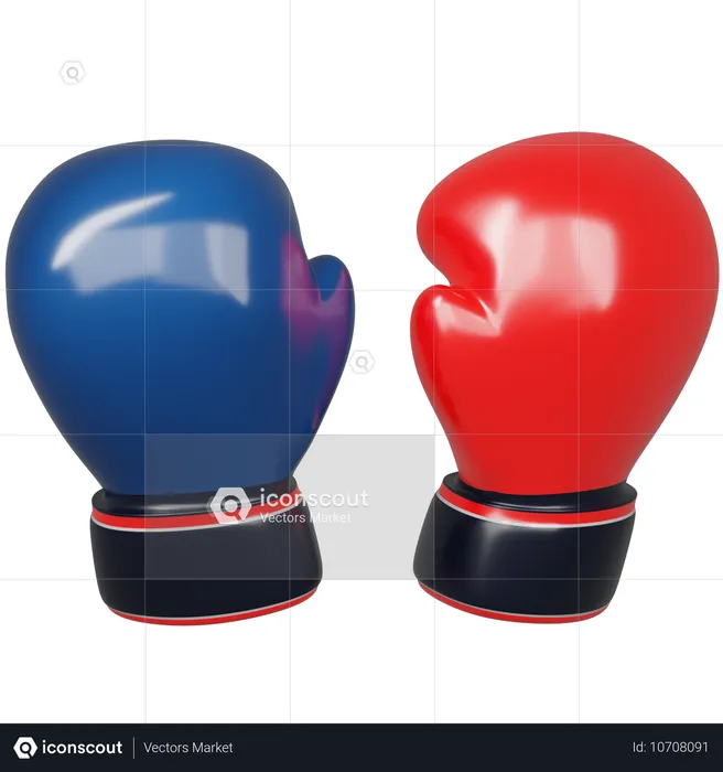 Gants de boxe  3D Icon