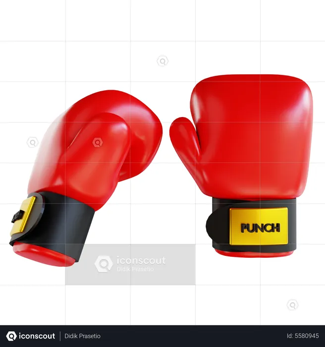 Gants de boxe  3D Icon