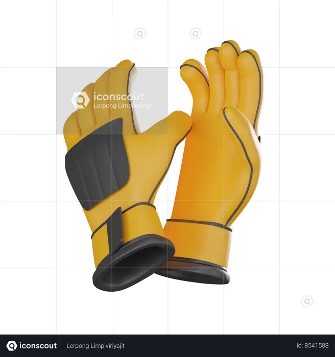 Gants de travail  3D Icon