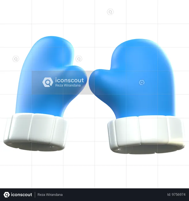 Gants d'hiver  3D Icon