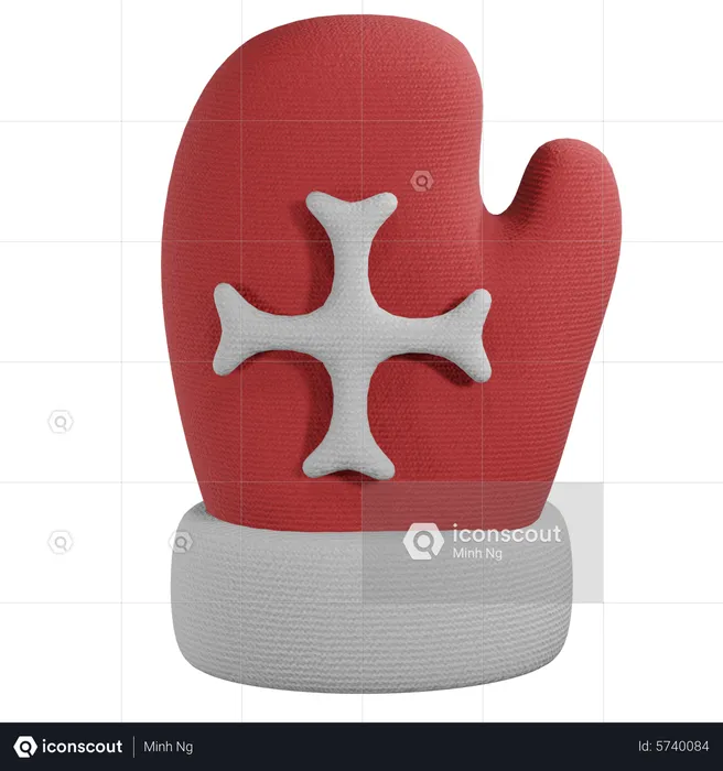 Gants d'hiver  3D Icon