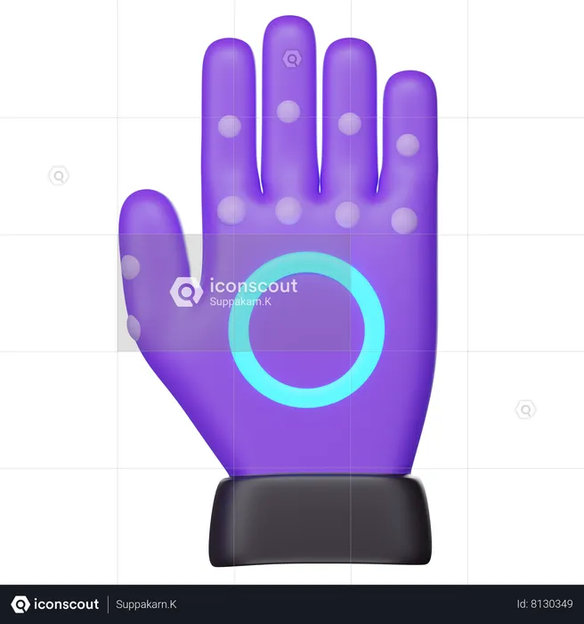 Gants de réalité virtuelle  3D Icon