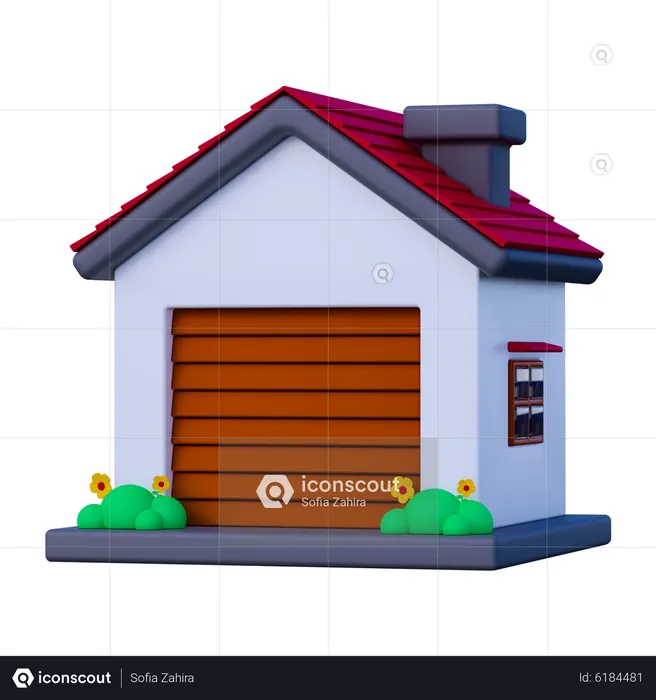 Garage  3D Icon