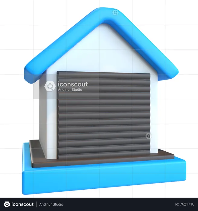 Garage  3D Icon