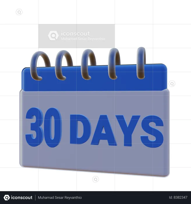 Garantía de devolución de dinero de 30 días  3D Icon