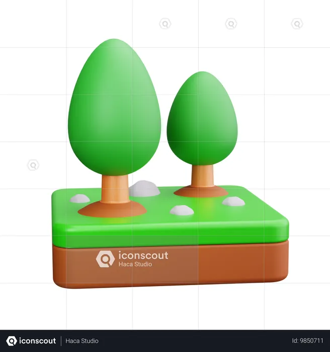 Garden  3D Icon