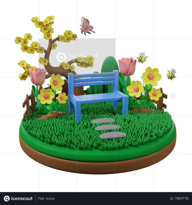 Garden  3D Icon