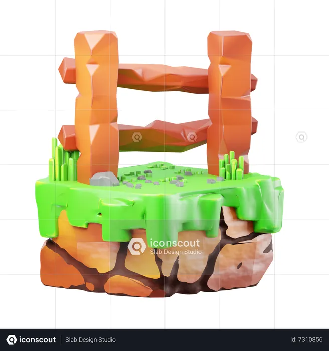Garden Fence  3D Icon