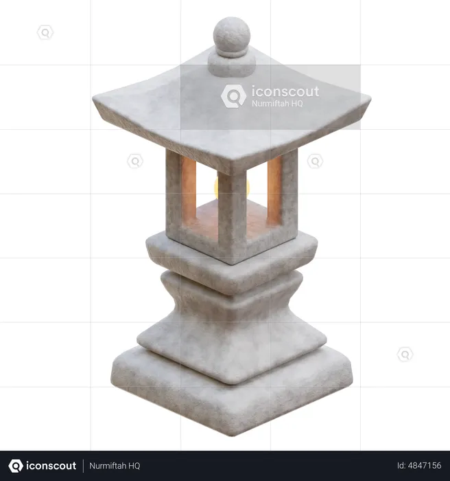 Garden Lantern  3D Icon