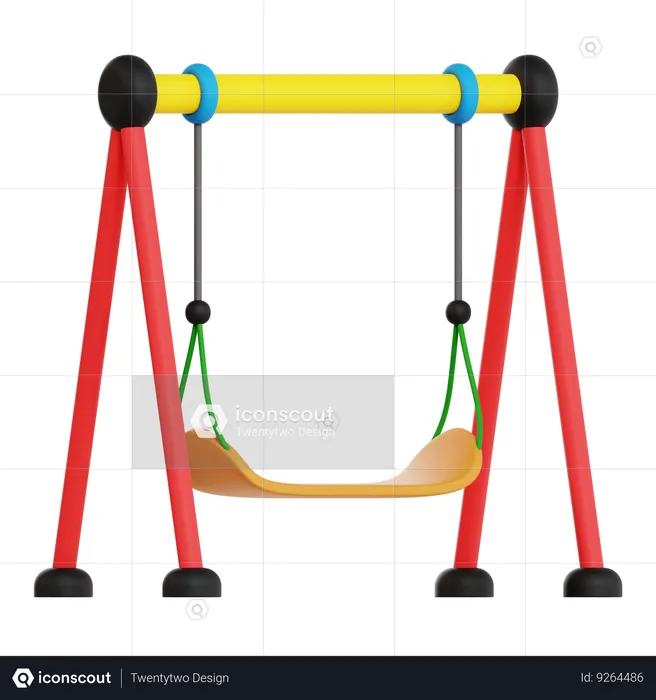 Garden Swing  3D Icon