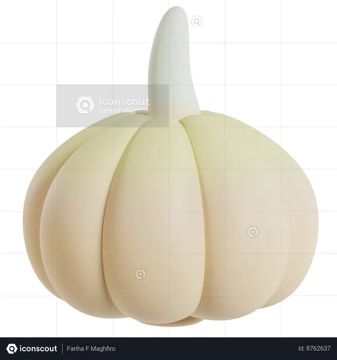 Garlic  3D Icon