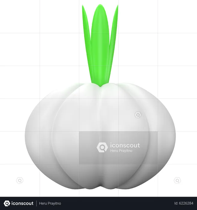 Garlic  3D Icon