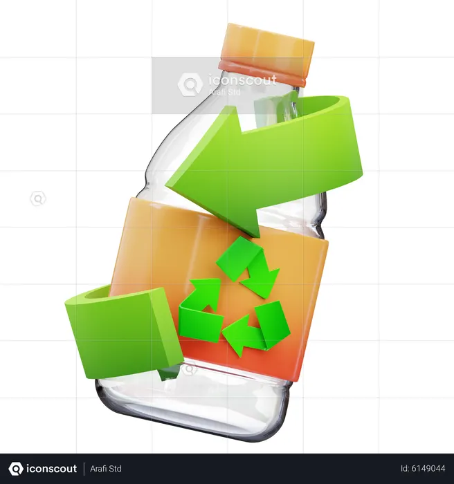 Garrafa reutilizável  3D Icon