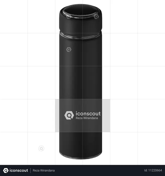 Garrafa térmica copo  3D Icon
