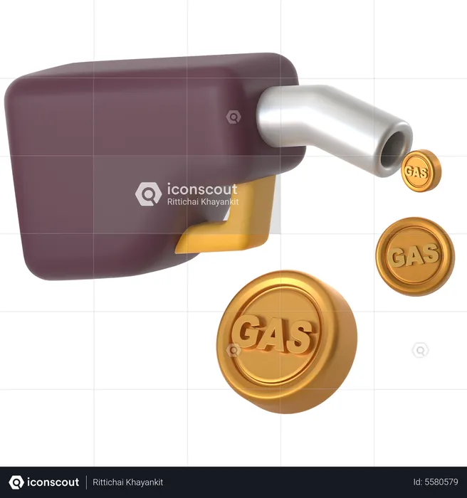 Gas Fee  3D Icon