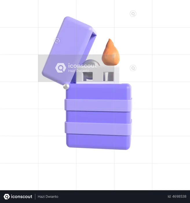 Gas Lighter  3D Illustration