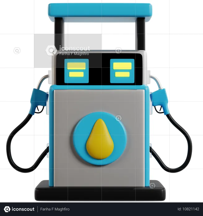 Gas Pump  3D Icon