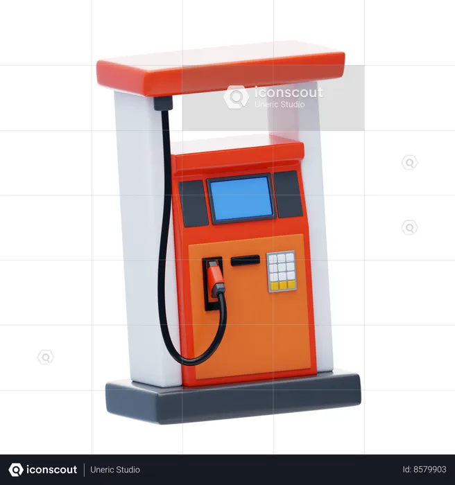 Gas Pump  3D Icon