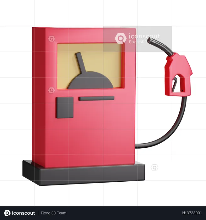 Gas Pump  3D Illustration