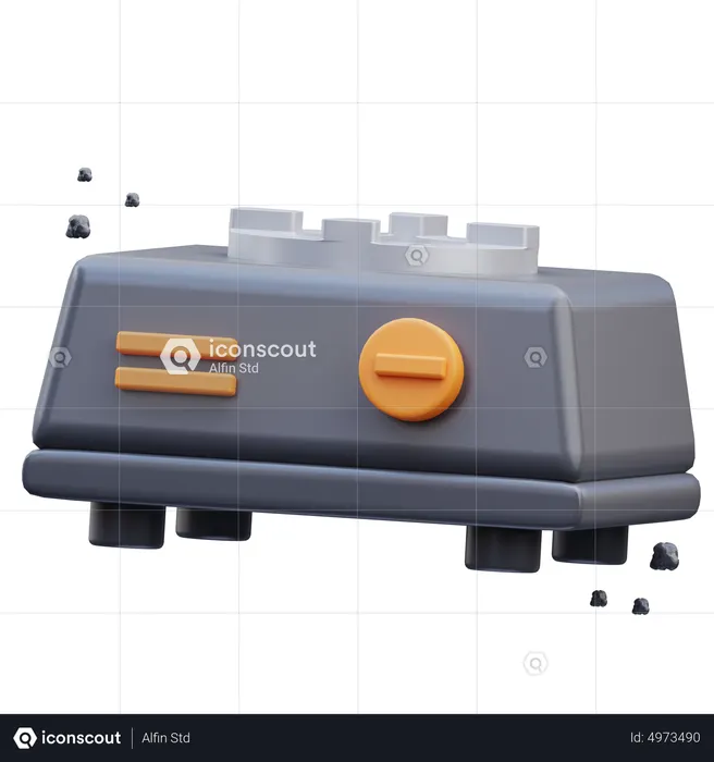 Gas Stove  3D Icon