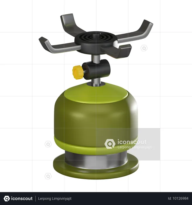 Gas Stove  3D Icon