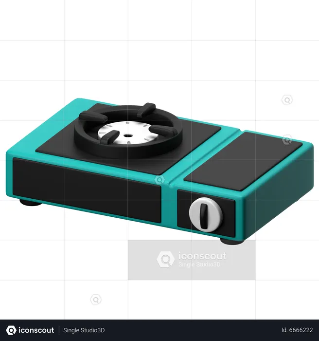 Gas Stove  3D Icon
