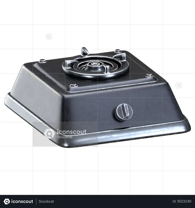 Gas Stove  3D Icon