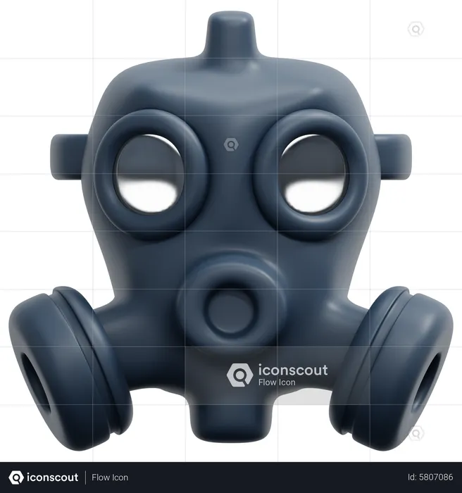 Gasmaske  3D Icon