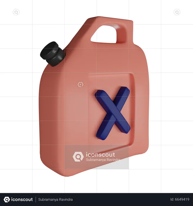 Gasoline  3D Icon
