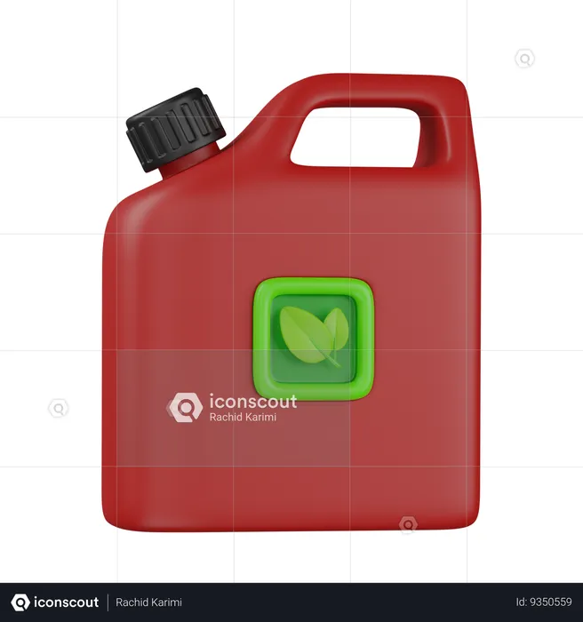 Gasoline Jar  3D Icon