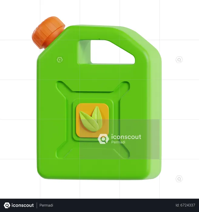 Gasoline Jar  3D Icon