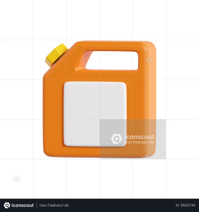 Gasoline Jar  3D Icon