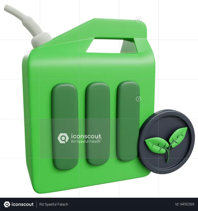 Gasoline Jar  3D Icon