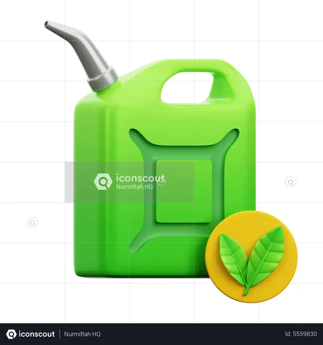 Gasoline Jar  3D Icon