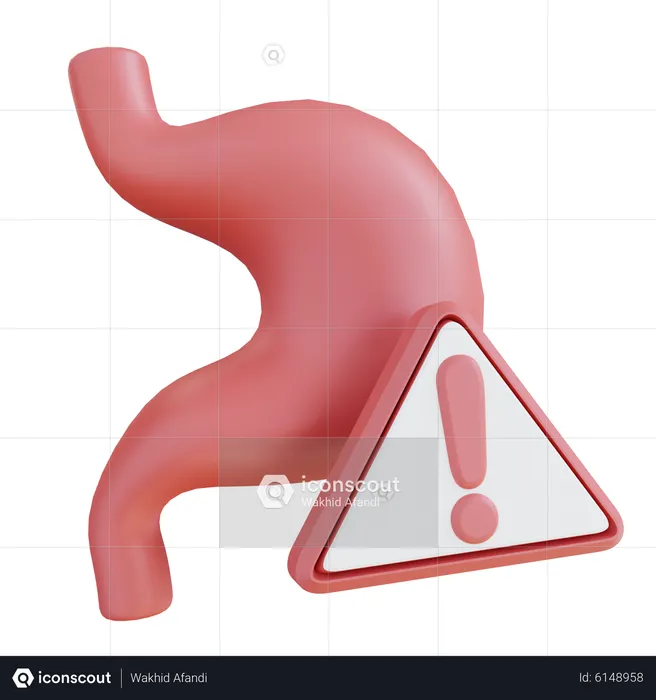 Gastric Pain  3D Icon
