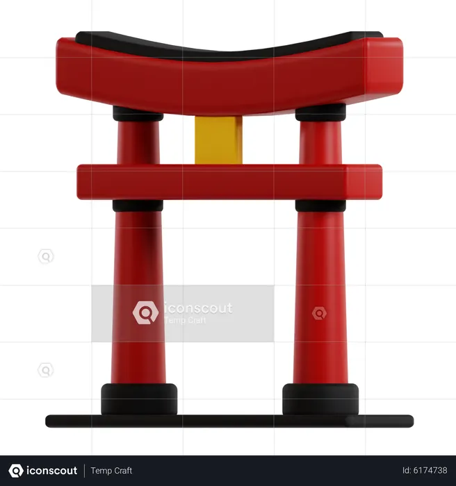 Gate  3D Icon