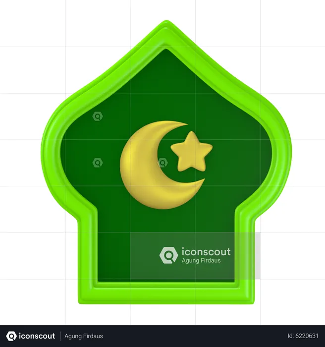 Gate Ramadan  3D Icon