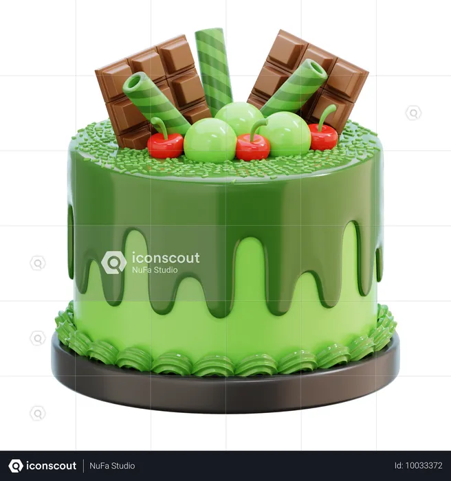 Gâteau  3D Icon