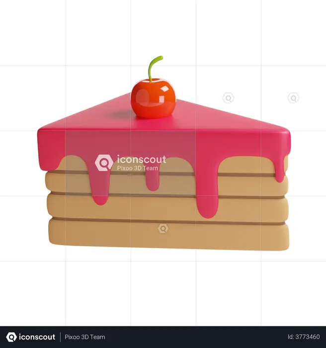 Gâteau  3D Illustration