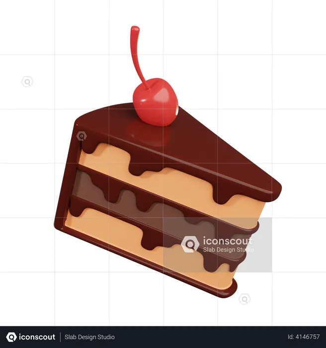 Gâteau  3D Illustration