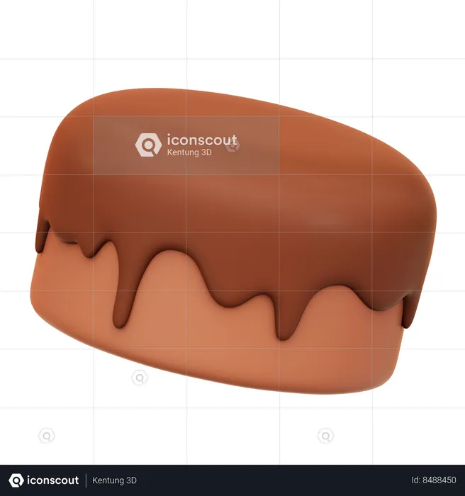 Gateau au chocolat  3D Icon