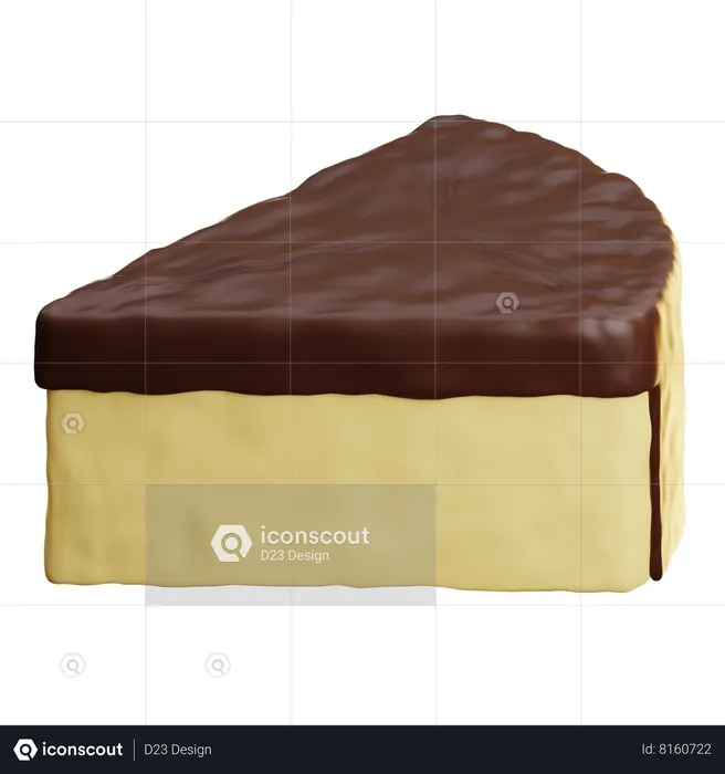 Gateau au chocolat  3D Icon