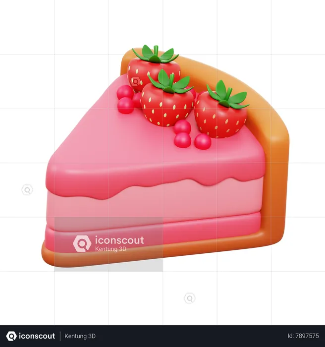 Gâteau  3D Icon