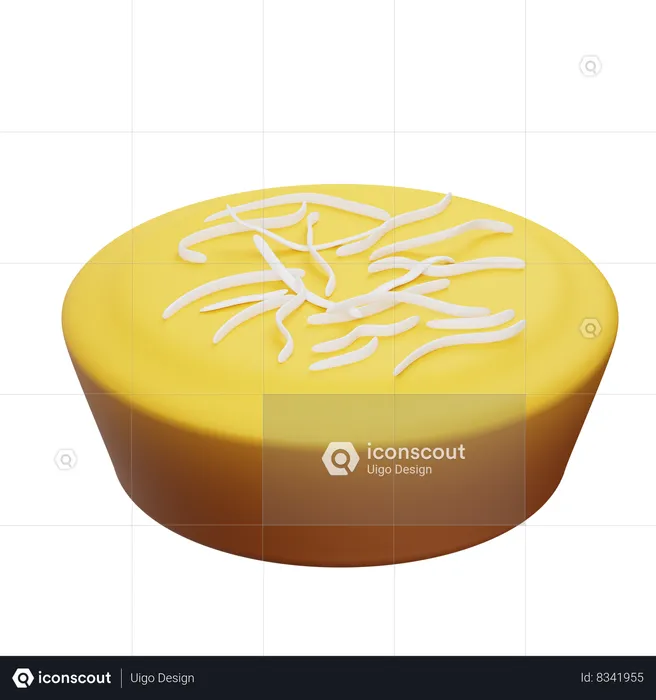 Gâteau de boue  3D Icon