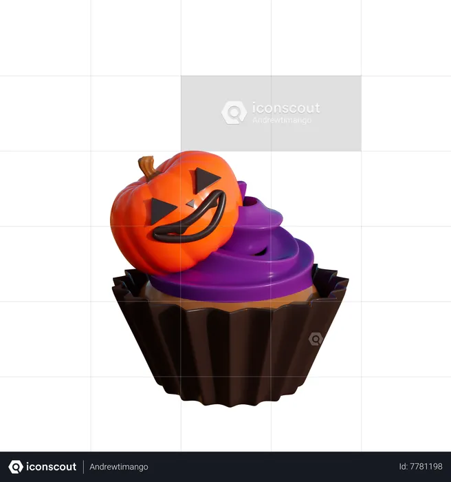 Gâteau d'Halloween  3D Icon