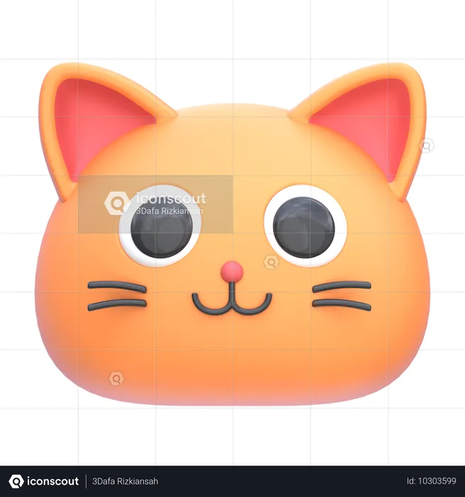 Gato  3D Icon