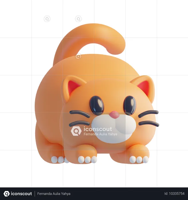 Gato  3D Icon