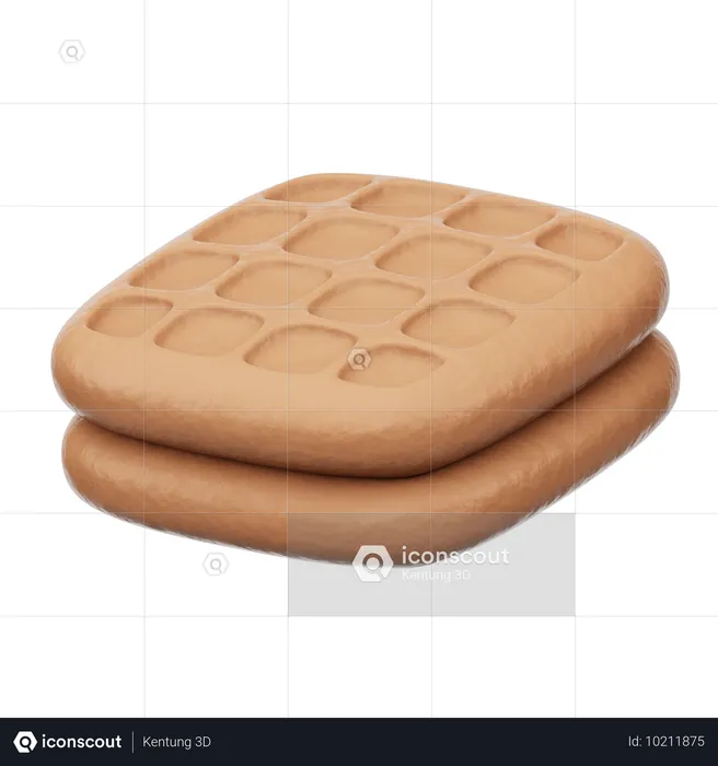 Gaufre  3D Icon