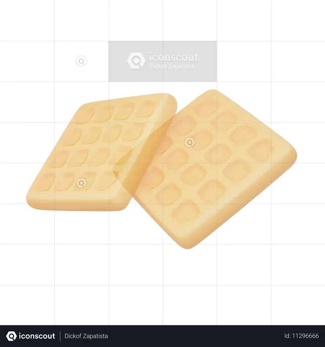 Gaufre  3D Icon