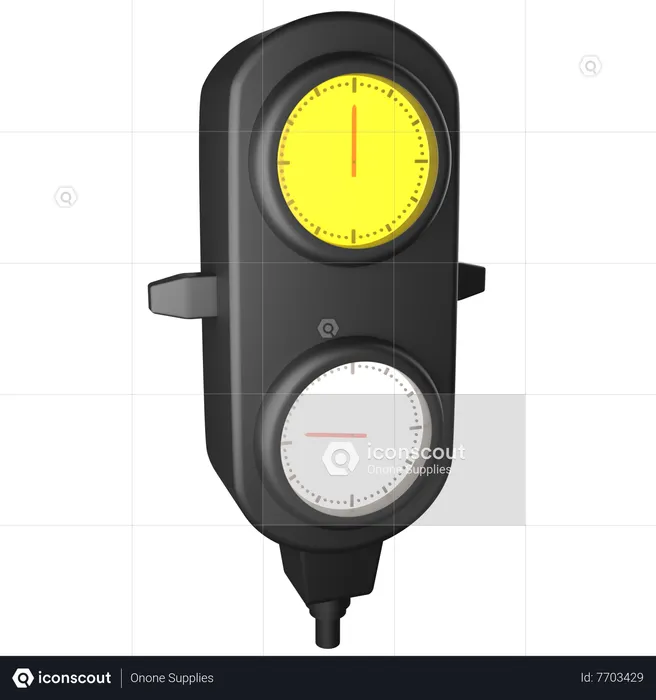 Gauge  3D Icon